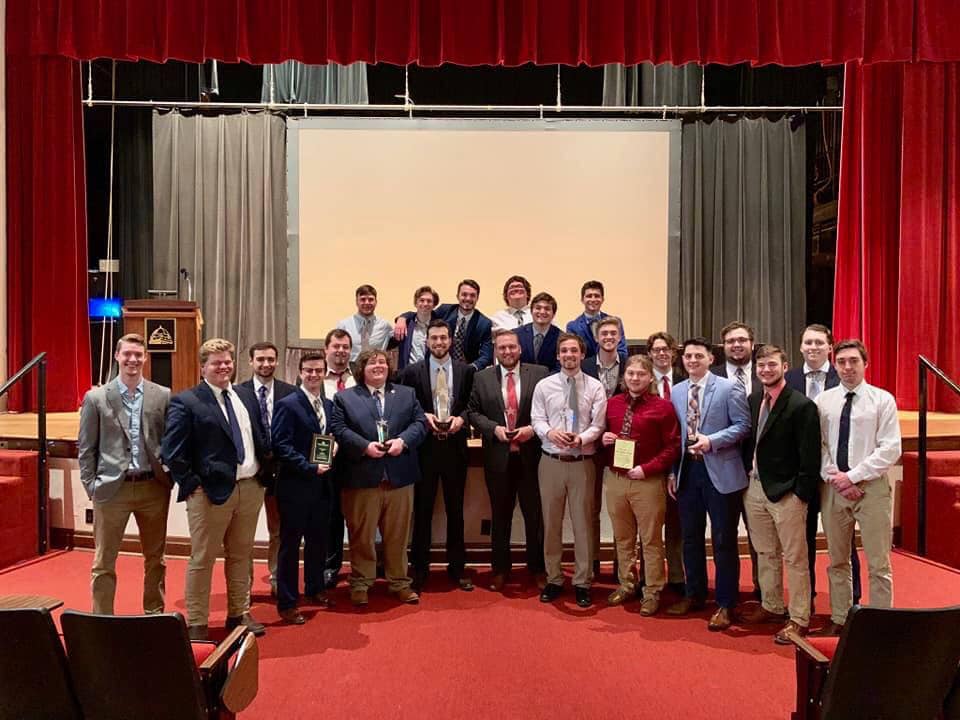 phidelt's tweet photo. Congrats to the brothers of @PhiDeltSEMO for being named Chapter of the Year at @SEMissouriState! The chapter also received 5 Star Awards in chapter management, harm reduction, and academic achievement along with honorable mentions in member development and education. https://t.co/jaBt87ewIc
