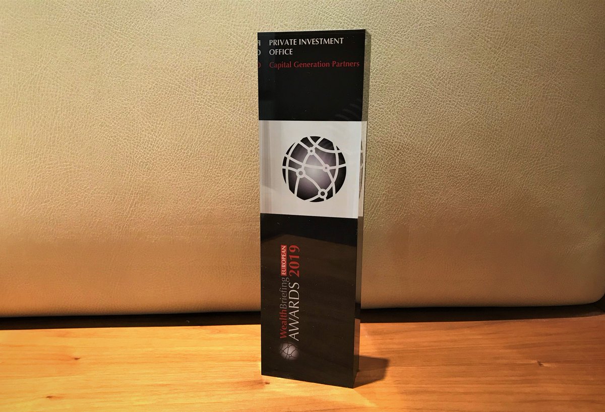 We are very proud to have won the best Private Investment Office for the second year running at the <a href="/WealthBriefing/">WealthBriefing</a> European Awards last Thursday night #WBEuroAwards2019 bit.ly/2v8rrNY