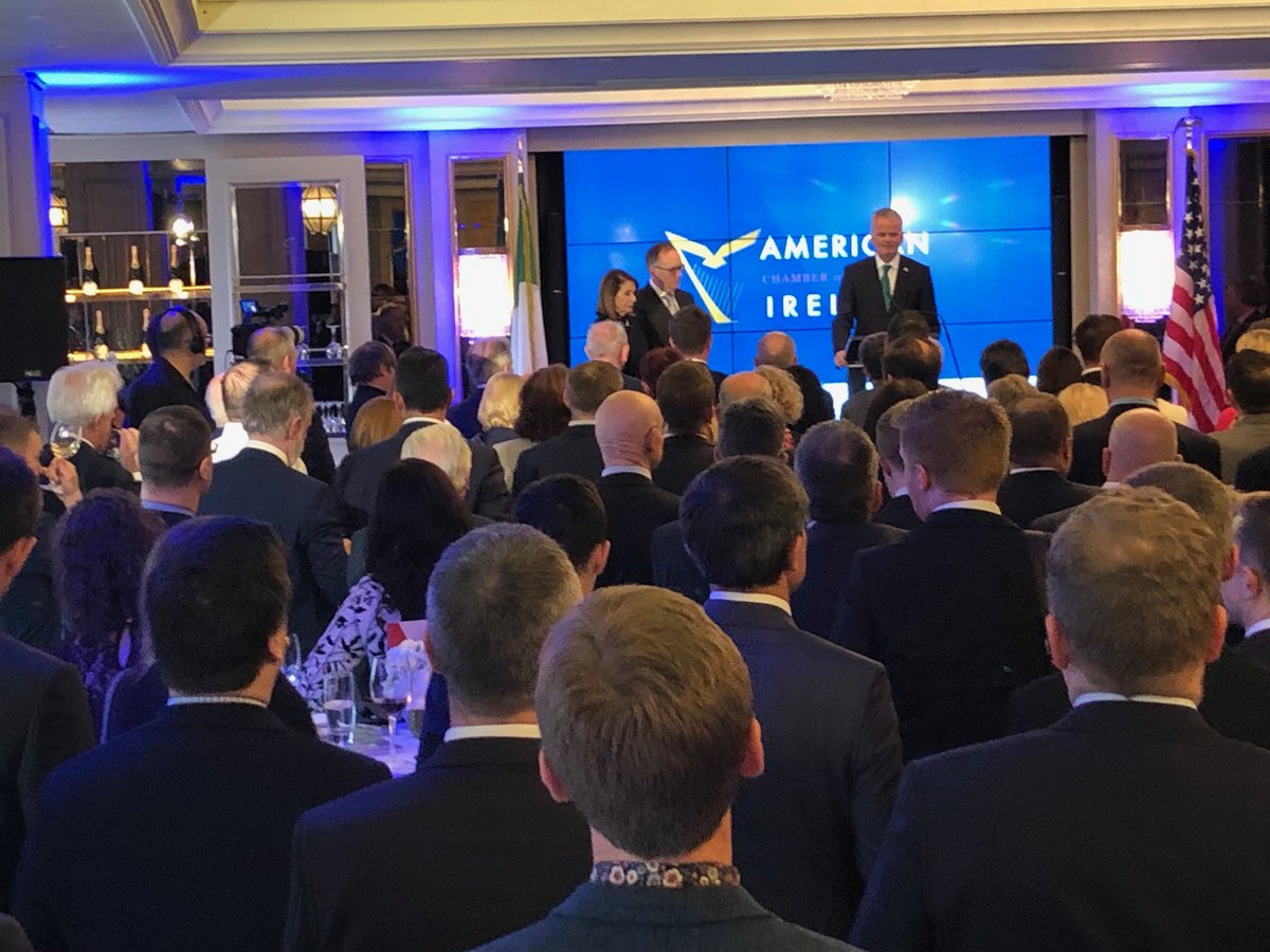 mickmc27's tweet photo. Delighted to attend Nancy Pelosi's talk last night at @WestburyDublin @AmericanChamber https://t.co/3WnnBbR1Dz