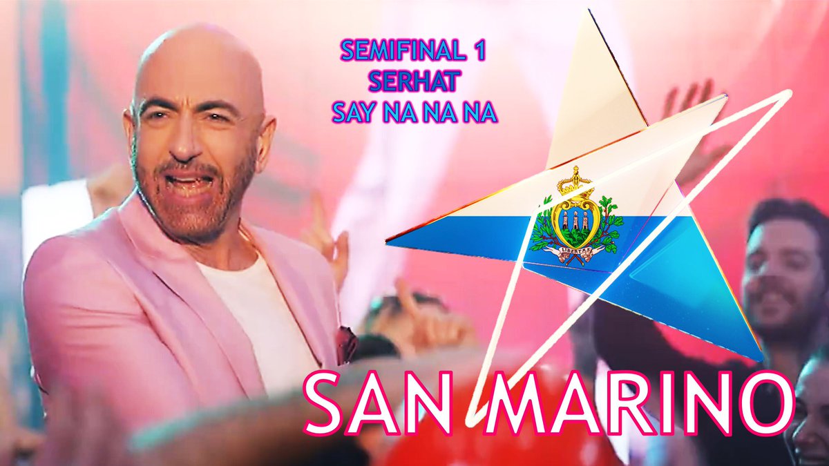 JuanmaJiDi's tweet photo. #Eurovision2019 #MiTop41 Puesto 18º para #SanMarino 🇸🇲 con la reinona #Serhat y su #HimnoDisco #SayNaNaNa que entra sin vaselina... Ojalá y pase a la final porque lo merece 🙏🏼😍🙏🏼 https://t.co/ugHH90YoAa