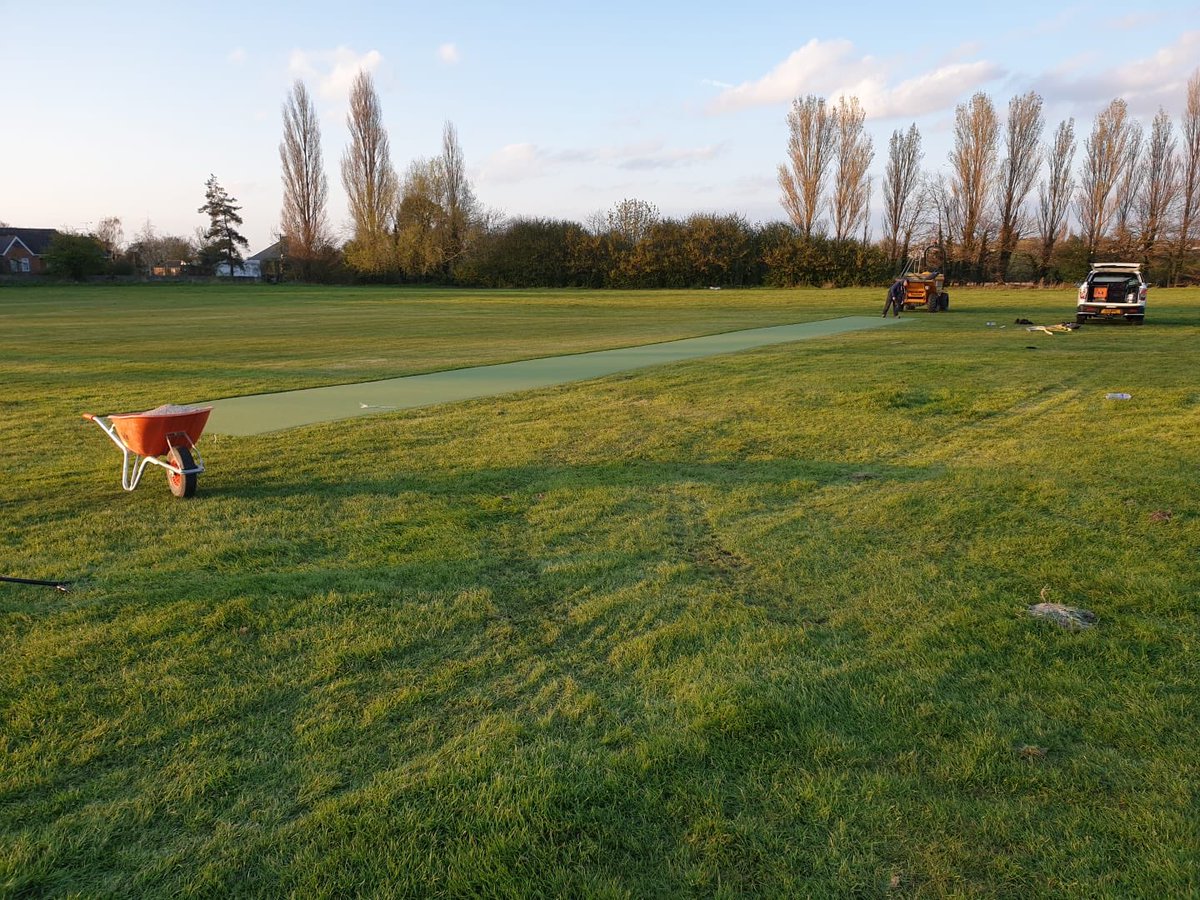 DurantSports_'s tweet photo. A new artificial match pitch installed recently at @ClubSheppey #Cricket #NonTurf https://t.co/cKxUvcy6d3