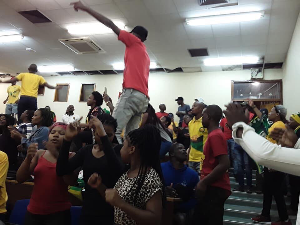 25thSecretaryGe's tweet photo. The Mood is that of ANC victory on the 8th of May 

YCL Unizulu Political lecture 

Nothing can defeat a united PYA!!!!!!

#FillupChapel 
17 April 2019

For now Molaodi Wa Sekake sikuwe Komanisi https://t.co/Mr5IQ0egZJ