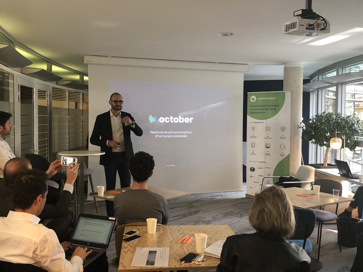 LemonWay's tweet image. [#LemonBoost 🍋🔋] Transformer le credit grâce à la data, la technologie et à des process intelligents @oliviergoy @October_EU #Crowdfunding #Crowdlending