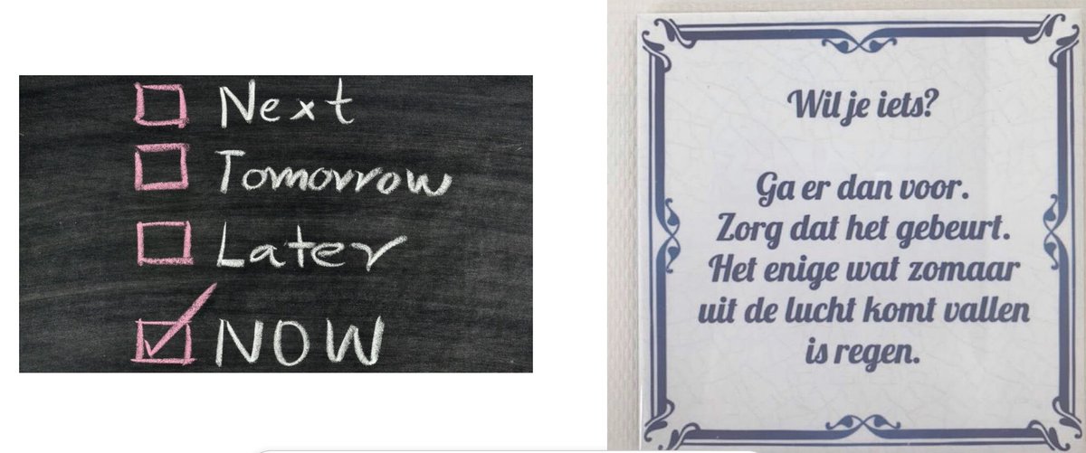 Tijdens de inspiratiesessie op @BigdayFV sluit @VeltmanEde haar bijdrage typerend af: “Niets komt zomaar uit de lucht vallen, behalve regen”