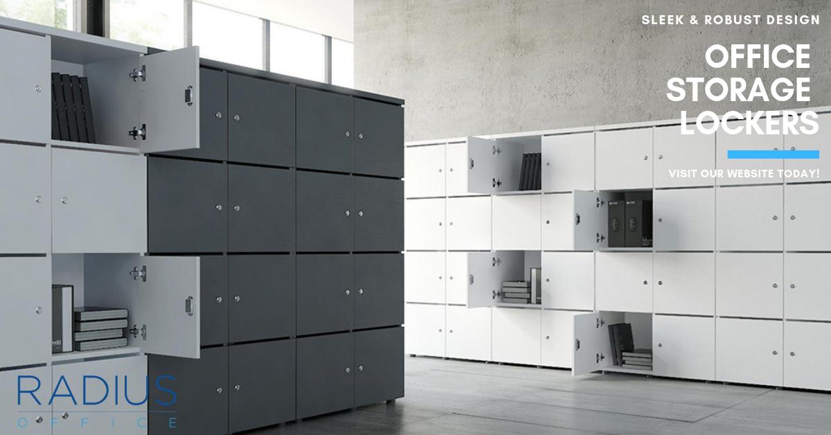 Store &amp; access your personal items securely with the help of our fully customizable and stylishly robust selection of office storage lockers. Browse through our full range of lockers online today.
bit.ly/2IGGAju
#radiusofficefurniture #officefurniturespecialists