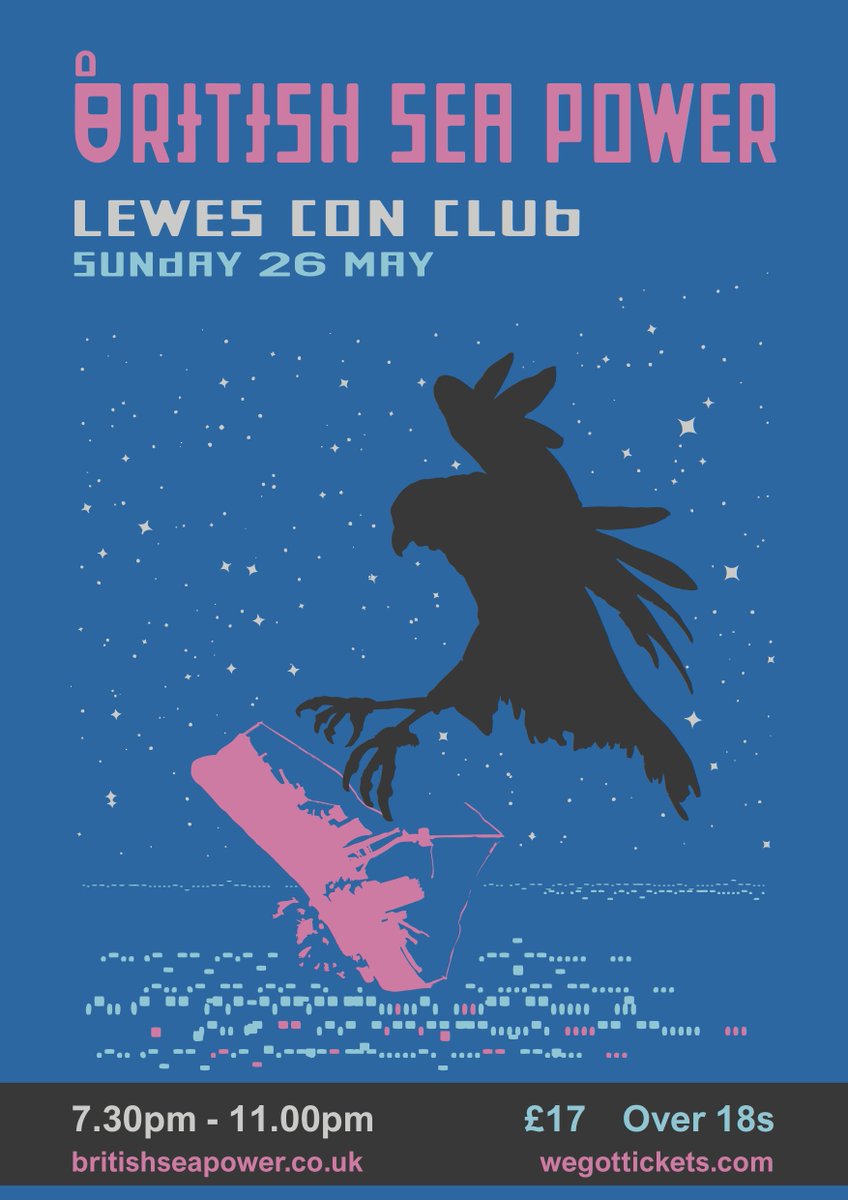 We're back for another intimate show at the Lewes Con Club on Sunday 26th May. Tickets available on Friday 19th April at 9am. wegottickets.com/sct/FQRRjtFfMK