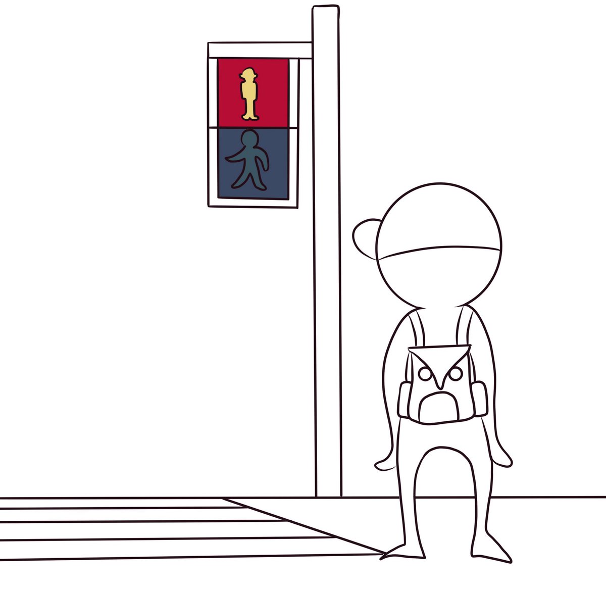 いつもの朝 