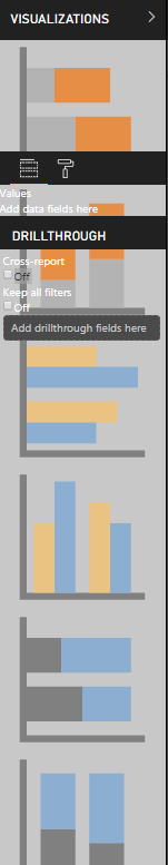 Vicky85m's tweet image. anyone else seeing so big icons for visuals under &quot;Visualizations&quot; pane in Power BI service? #powerbi #pbihelp @GuyInACube