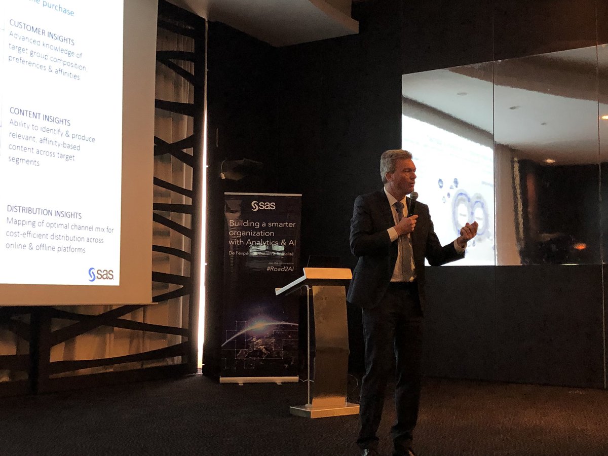 mamineboukhari's tweet photo. Very insightful presentation on Customer journey by @xhonneux #Road2AI in Casablanca @Vijayne28 @EmanuelaSferco @mhg326 @TCalvio @desannaidoo @yaqallal @pilusass @sas_africa https://t.co/4QylHM31ja