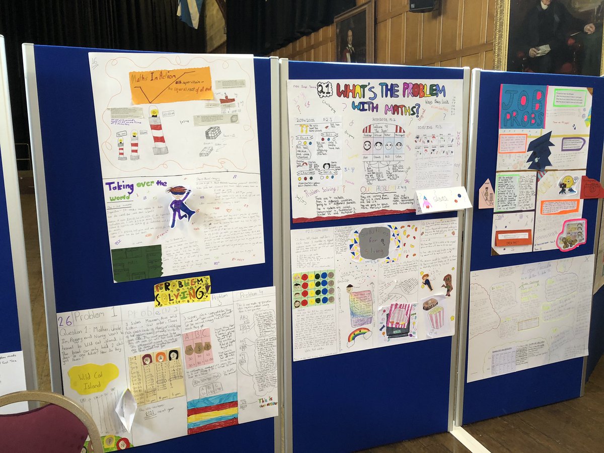 SchoolHillside1's tweet photo. Wow! What an impressive array of posters @educationabdn #MathsChallengeDay https://t.co/NFnL82RUGs