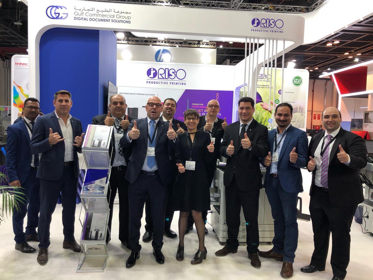 RISOMidEast's tweet photo. #DAY3 on @GulfPrintPack 2019!
Meet us on stand 2E16 to discover a greener, more efficient way to print!
With our devices opt for blazingly fast printing reducing printer-operation time.
#printgreen #ecofriendly #inkjet #productionprinting #GPP2019 https://t.co/5ZMw5E0gk9