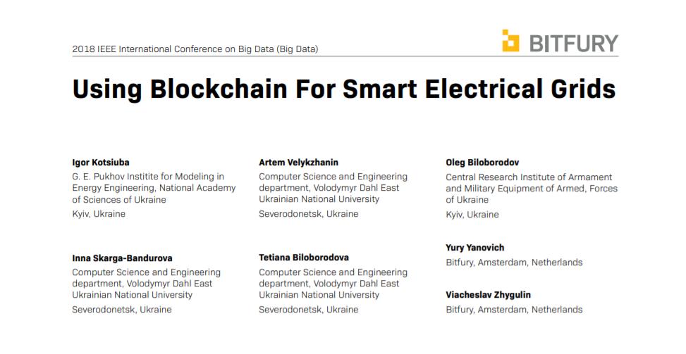 BitfuryGroup's tweet photo. New research from our award-winning @ExonumPlatform team – #blockchain technology can protect electricity grids from intrusion, hacking and manipulation by bad actors. Read our paper here: https://t.co/mfJlbOeYzY https://t.co/b97WsCHyEM