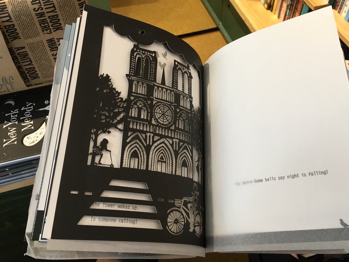 BobaMBaluchova's tweet photo. Just found this book about Paris @ #LittleUnity #bookShop in Auckland. Som dnes hľadala pre dcéru Tove Tui v detskom kníhkupectve knižku s rýmovačkami a potom toto upútalo moju pozornosť. Smutňákovo.. #bookLovers #ToveTuiOnBoard #ParisMemories #NotreDame #NotreDameCathedral https://t.co/TGPwf0O5vX