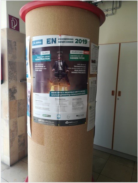 CADENAS_DE's tweet image. Die Schulen hängen schon fleißig Plakate auf &amp;amp; die ersten Studenten melden ihre Projekte an. Wir sind schon gespannt, wer dieses Jahr beim #EngineeringNewcomer 2019 mit seiner Arbeit überzeugen kann. Auf die Gewinner warten 7000€ engineering-newcomer.com #hochschule #universität