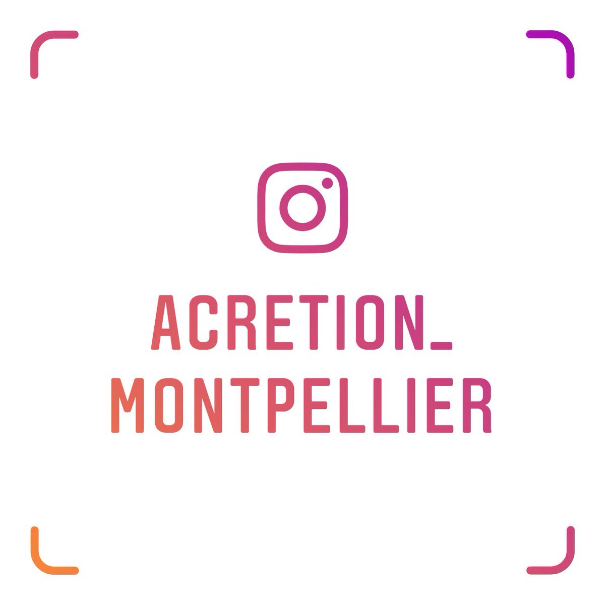 Acretion's tweet image. Bonjour à tous, nous vous encourageons à rejoindre #acretion sur Instagram !