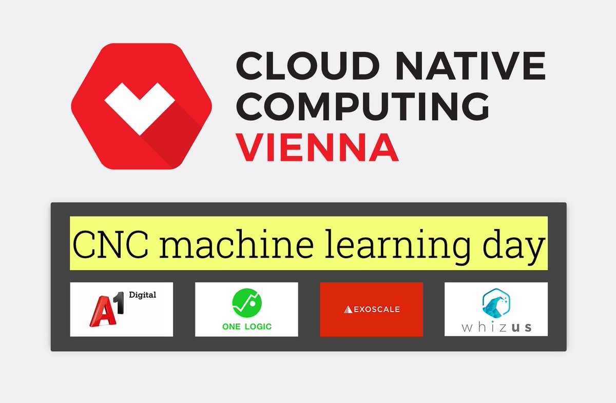 CloudNativeCV's tweet photo. Only one week left until #CNCML19, a whole day dedicated to cloud native computing machine learning implementations. See https://t.co/M7iDx2xuH8 for the lineup. Free entrance, just make sure to register beforehand ;)  #cloudnativecomputing #MachineLearning #AI #DevOps https://t.co/wHmSHhqCIE
