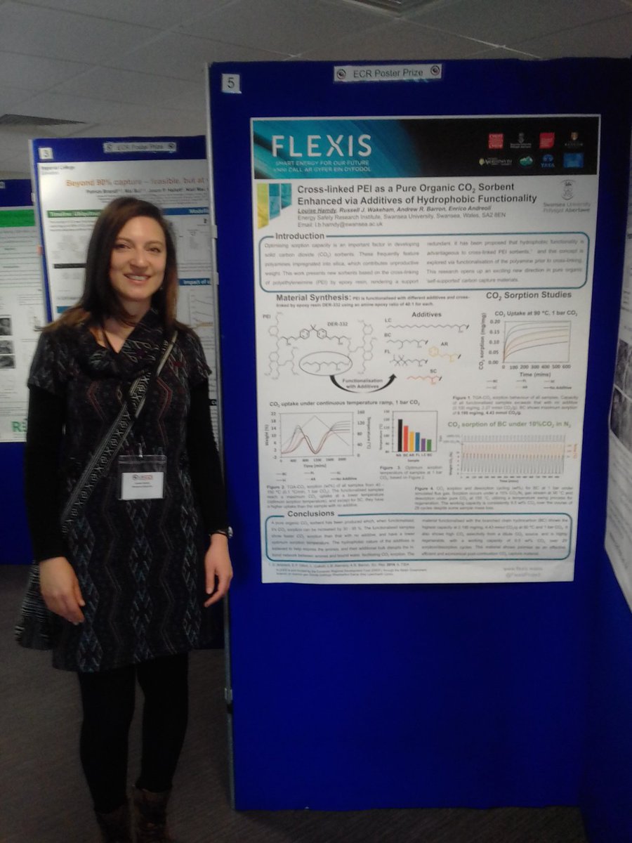 HamdyLouise's tweet photo. Presenting my poster on cross-linked polyamines at CCUS - Spreading the Net in Cardiff today. #UKCCSRCcar19 #UKCCSRC https://t.co/lYw95DLHGn