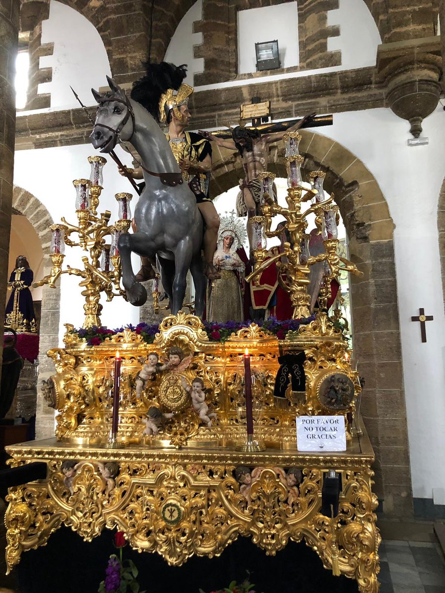 SemSantaCadiz's tweet photo. San Juan Evangelista volverá a procesionar sobre su propio paso, siendo la @HdadAguasCadiz la única en poner 3 pasos en la calle en la #SSCadiz19 https://t.co/ehZ49PedOh