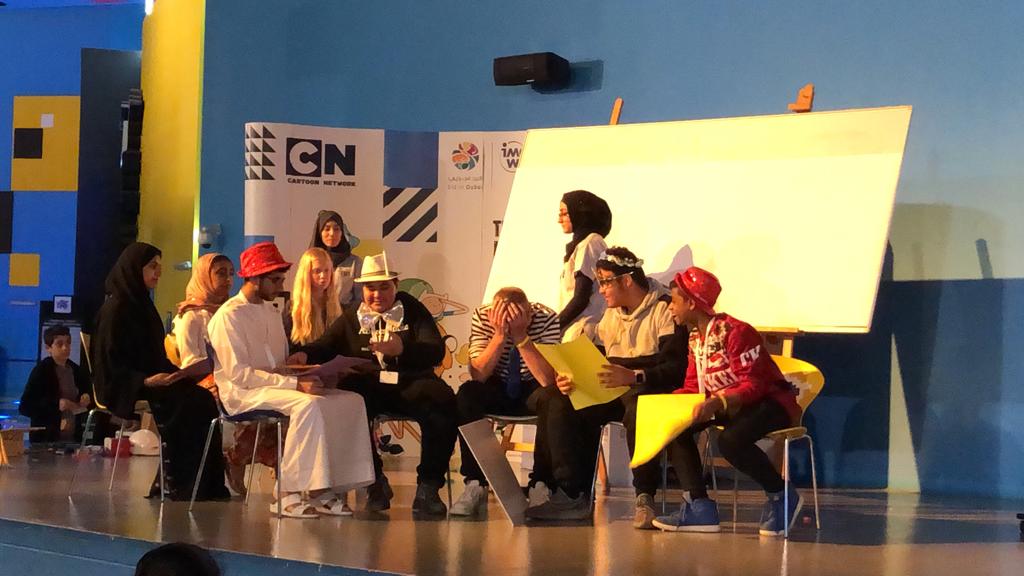 AlSadiqSocial's tweet image. @khdadubai #wellnesssummit #stagepresentation #3minuteoffame
IMG world of adventures
Students wellness summit
Students positively engaged in discussing their success stories on doing well and sharing it with other