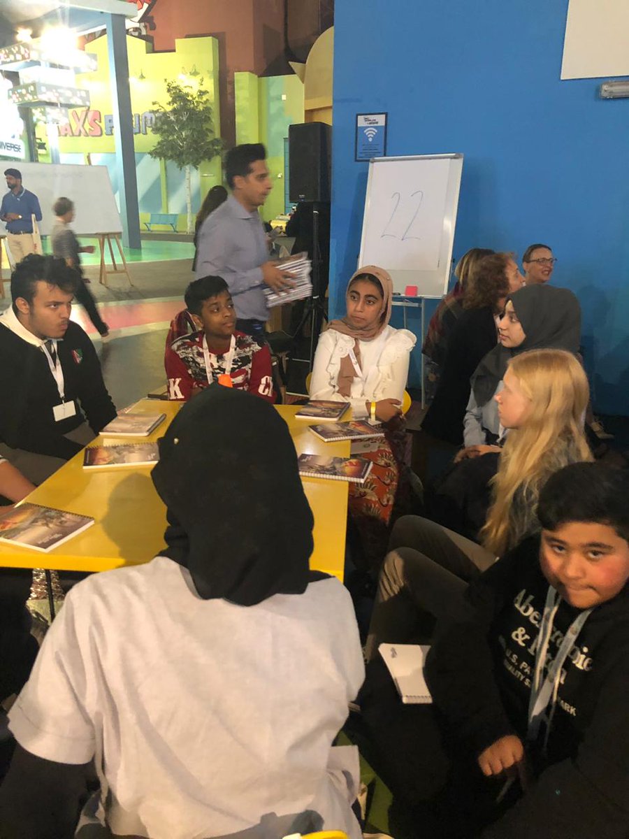 AlSadiqSocial's tweet image. @khdadubai #wellnesssummit #stagepresentation #3minuteoffame
IMG world of adventures
Students wellness summit
Students positively engaged in discussing their success stories on doing well and sharing it with other