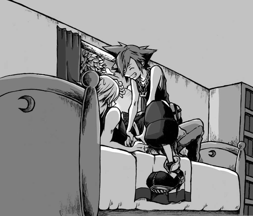 wato_a3's tweet image. モーニングコール（陸空）

「流石にこの歳でその起こし方は勘弁してくれ…」