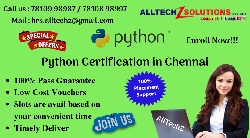 alltechz's tweet image. #AllTechZ Solutions Pvt Ltd is the Best Python Training Institute in Chennai.
Learn : Python Training at AllTechZ Solutions.
Visit us : alltechzsolutions.in/python-trainin…
#PythonTraining #PythonTrainingCenter #PythonCertification