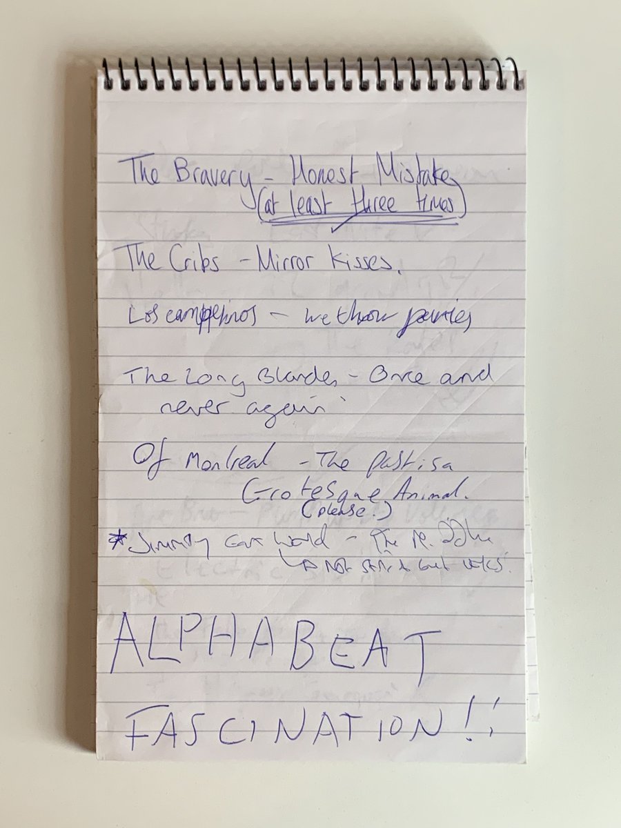 soifyrlonely's tweet photo. Honest question - is "The Past Is a Grotesque Animal" really a great indie disco song? I've heard it played several times elsewhere, but it's SO long and you can't really dance to it...

(Mad props for the @Alphabeat request, whoever wrote that one in) https://t.co/J8aBypO3sn