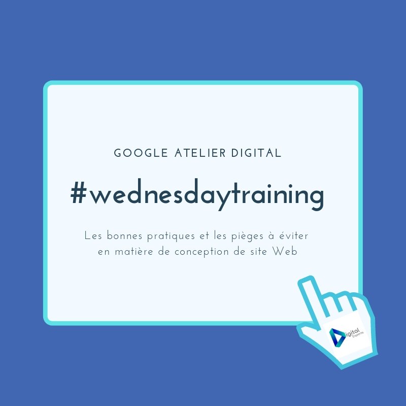 JonVerheyden's tweet photo. #wednesdaytraining : Les bonnes pratiques et les pièges à éviter en matière de conception de site Web

Faites bien attention aux erreurs qui font souvent fuir les clients.
A voir sur : https://t.co/68EfpMlXrm

#google #atelierdigital #web #training https://t.co/qXyMEyFcZk