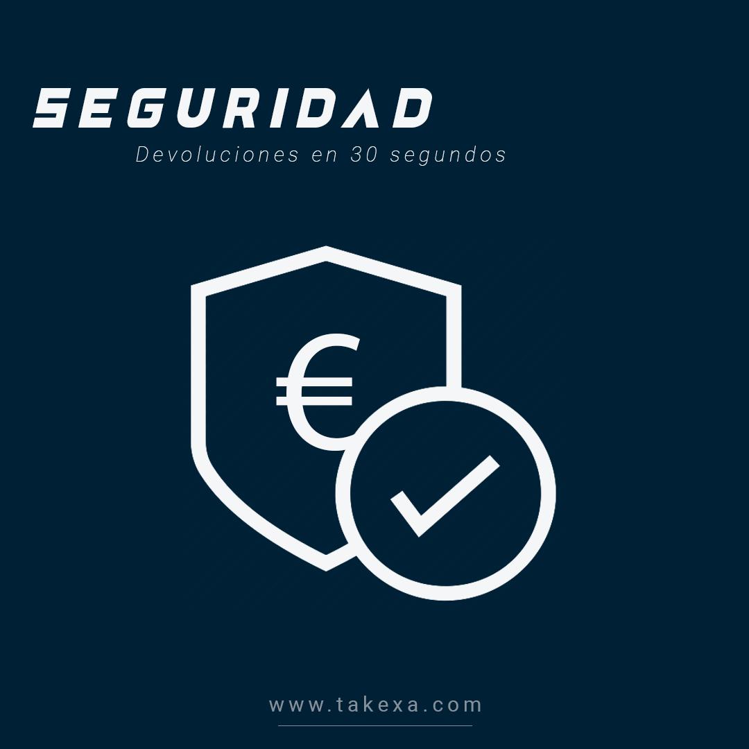TakeXaGlobal's tweet photo. #SEGURIDAD: Takexa como plataforma envía las devoluciones de tus máquinas vending con certificado seguro al instante, ventaja que te permite validar el proceso y hacer seguimiento de cada operación. #Vending #VendingMachine #App #Takexa #Devolucionesen30s #Digitalización #TiC https://t.co/wGUDmDd2CB