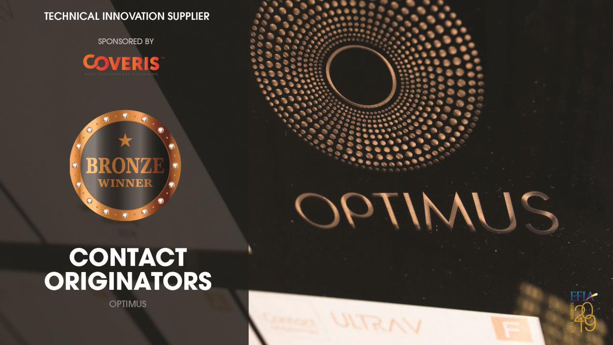 Con_Orig's tweet photo. We recently won bronze in the technical innovation category for our innovative Optimus plate technology and silver in the supplier of the year category at the @EFIA2 awards. Find out more here: #AwardWinningTechnology #EFIAAwards2019 https://t.co/KAJNxSTdfG https://t.co/CuUhF0dPmU