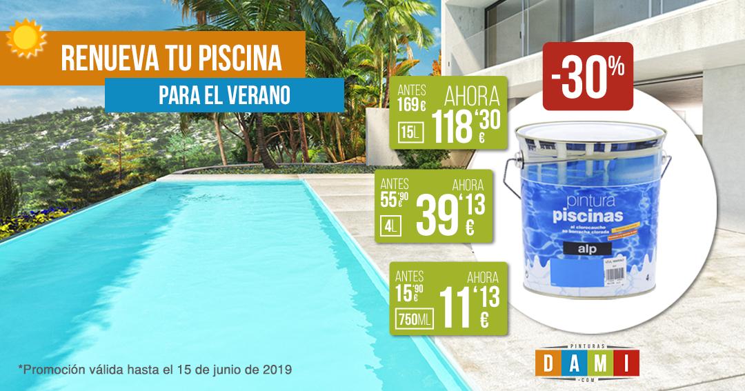 🏊‍♀RENUEVA TU #PISCINA PARA EL VERANO🏊‍♀ #Pintura al clorocaucho para #piscinas de cemento y hormigón.
¡¡¡CON UN 30% DE DESCUENTO!!!
#PinturasDami #PinturaParaPiscinas #PinturaDePiscina #PintarPiscina #RenovarPiscinas #Hogar #OfertaPinturas #TiendaDePinturas #PinturaOnline