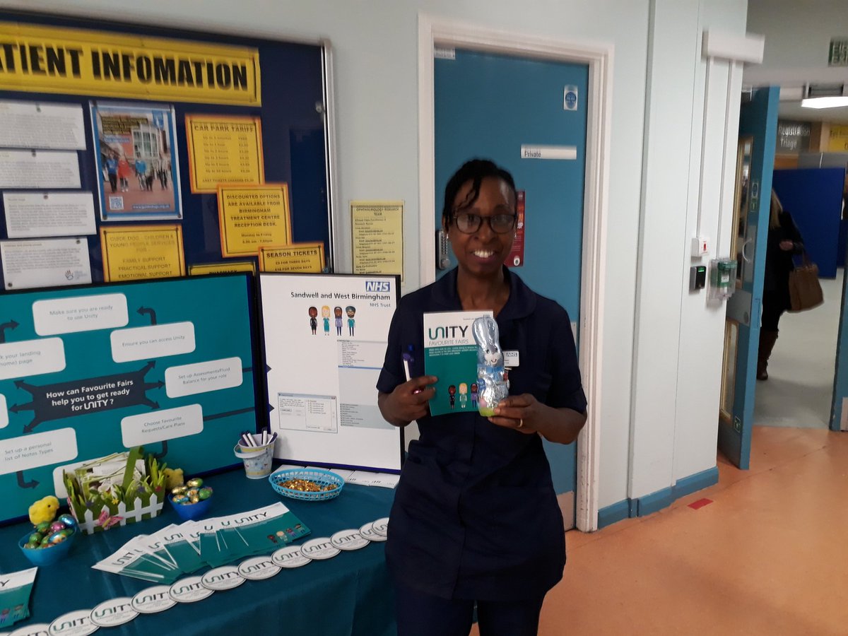 ANNIEWI18240275's tweet image. Great to see lots of staff at the Unity Favourite Fairs Roadshow in BMEC at City today  from 11-1pm today. #UnityFavouriteFairs #UnityEPR @SWBHnhs @SwbhTeam