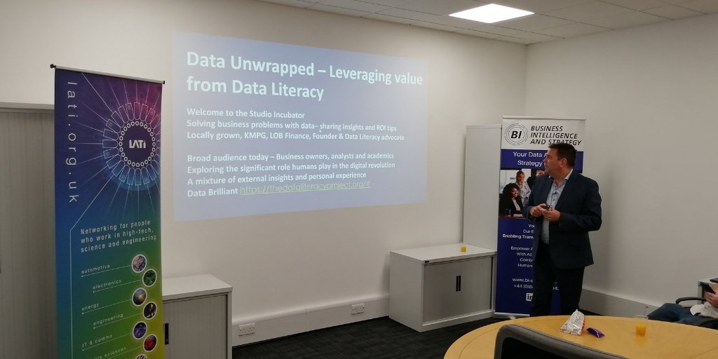 BiaStrategy's tweet image. It was great to be invited by @LATILtd to deliver a workshop all about leveraging value from data literacy. Had some very interesting conversations with attendees. DM us if you would be interested in attending a similar workshop 🙌 #dataliteracy #bigdata #data