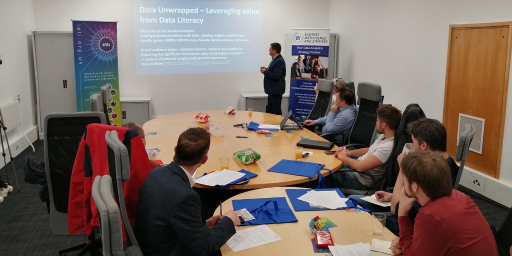 BiaStrategy's tweet image. It was great to be invited by @LATILtd to deliver a workshop all about leveraging value from data literacy. Had some very interesting conversations with attendees. DM us if you would be interested in attending a similar workshop 🙌 #dataliteracy #bigdata #data