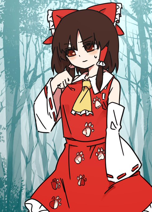 「改造巫女服 赤いスカート」のTwitter画像/イラスト(古い順)