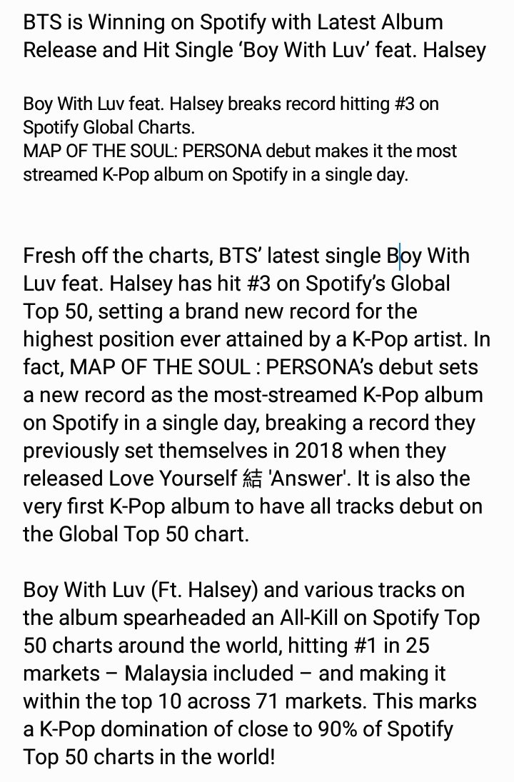 BTS charting on biggest music markets + milestones | Page 2 | allkpop