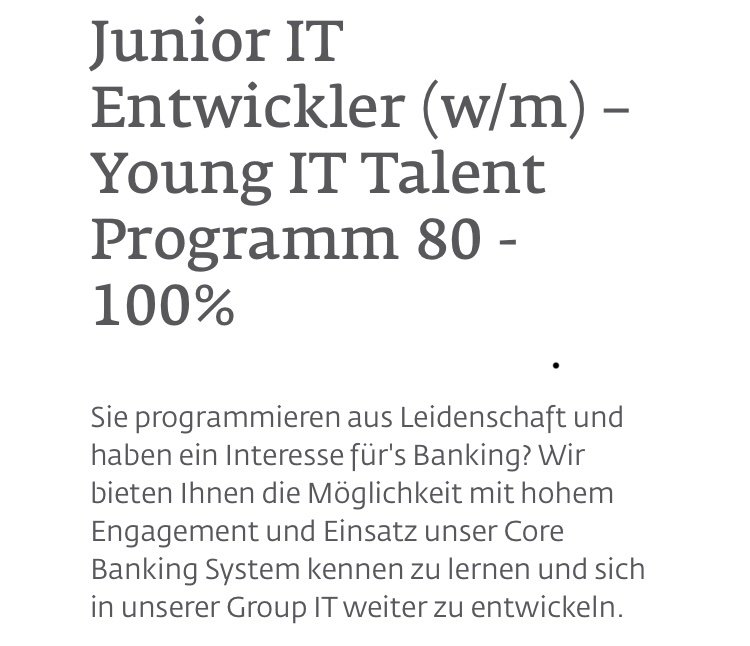 LLB_AG's tweet image. Junior IT Entwickler (w/m) 80-100% gesucht! Werde Teil unseres Young IT Talent Programms: 
recruitingapp-2677.umantis.com/Vacancies/849/…

#ITjob #itdeveloper #joboffer #IT #JobLiechtenstein