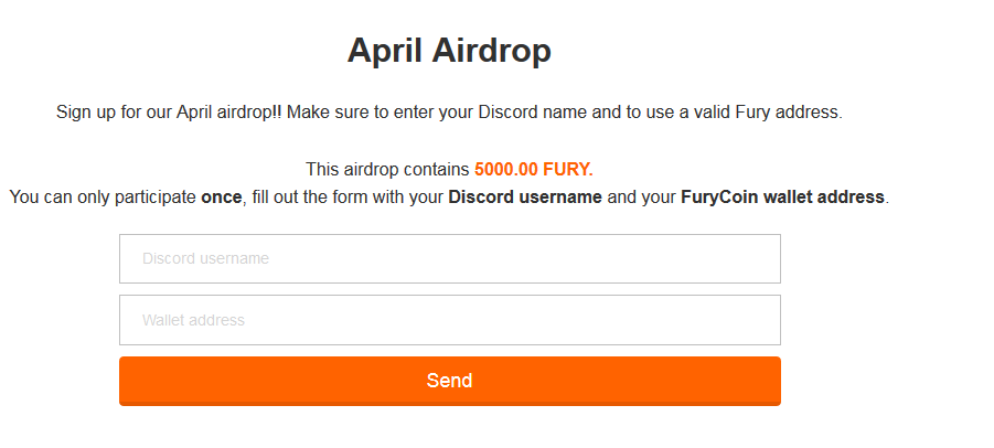cryptotrader85's tweet photo. There is just 2 days left to join the #Furycoin #airdrop 

To enter you'll need to join their discord server &amp; enter your #fury wallet address along with your discord user name.

=> https://t.co/JpPkIB1HE8

Discord: https://t.co/eXydzJlLqj

#Fury #PoW #Mining $fury

@FuryCoin https://t.co/6Btft7Xdvw