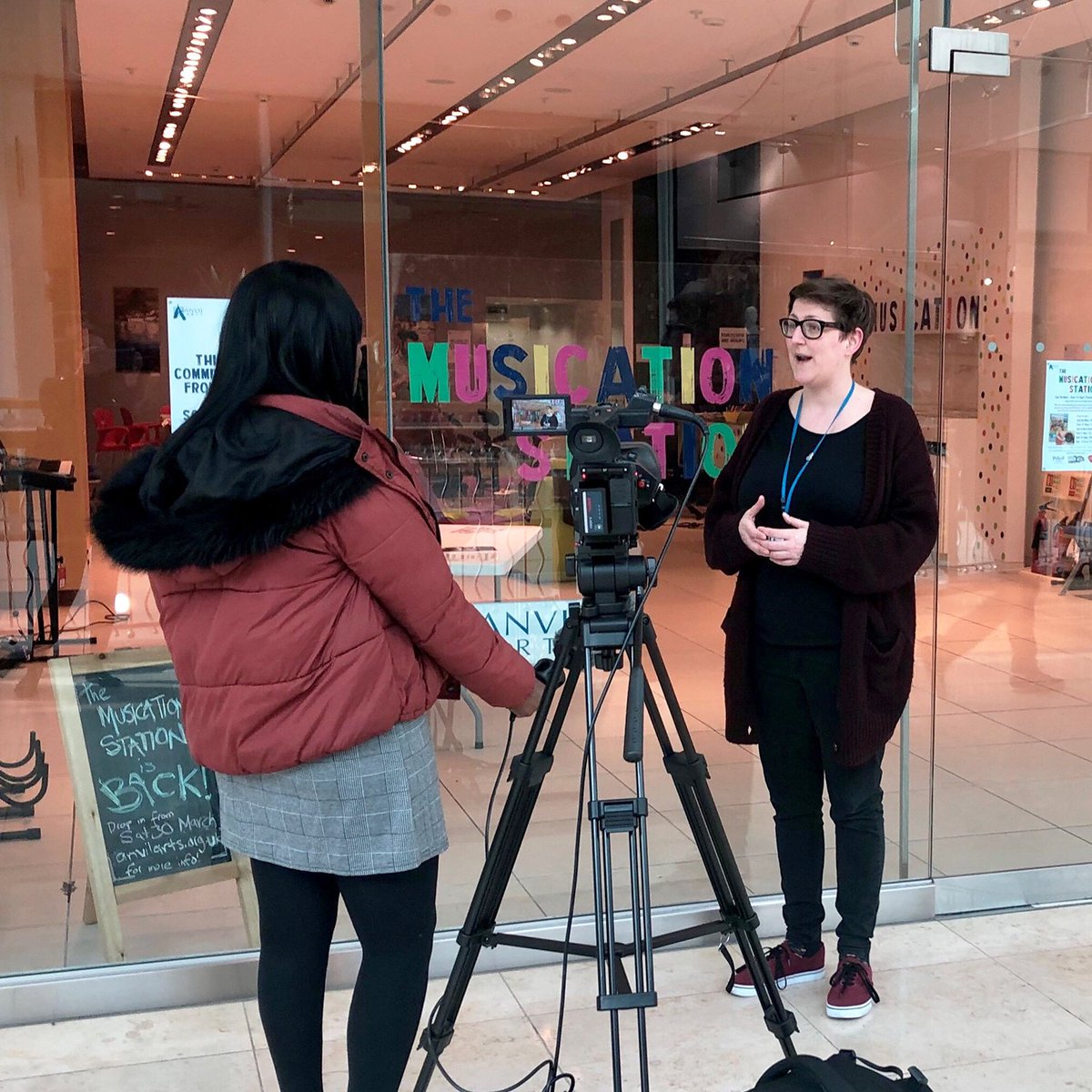 AnvilArts's tweet photo. Tune in to @ThatsTVHants tonight at 6pm to hear our Community Engagement Manager discussing our ongoing project, The #MusicationStation. π Find out more: https://t.co/1JVBPdrrz5 https://t.co/PECDDNPB45