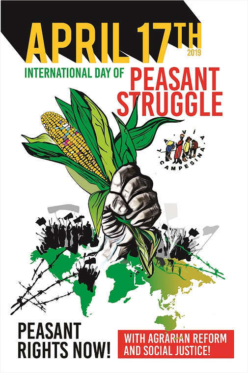 Today on #17April, the International Day of Peasant Struggle, we in Free the Soil show our solidarity with @Via_Campesina and farmer- and peasant-movements struggling worldwide for #PeasantRightsNow!
#ClimateJustice @ECVC1 @rls_agrar  @nyeleni_de @MaMS_basel @AseedEurope