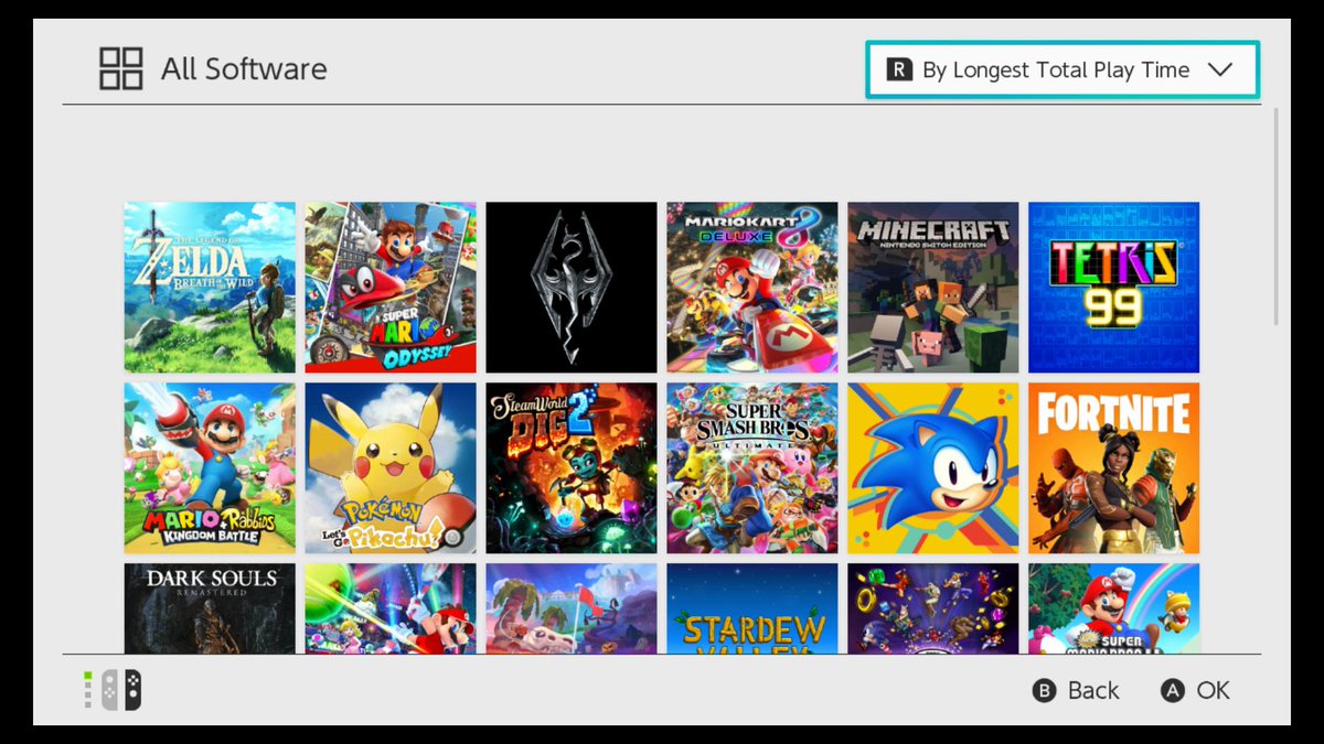 most played games on switch