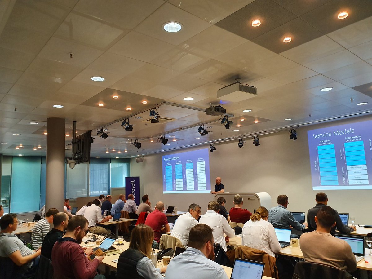 IsidoraKatanic's tweet photo. Full house today at @microsoft_ch in Wallisellen for the #Microsoft #Azure Fundamentals workshop by MVP @marcelzehner! #MVPBuzz #makeitnoble https://t.co/2ezkQGmRVi