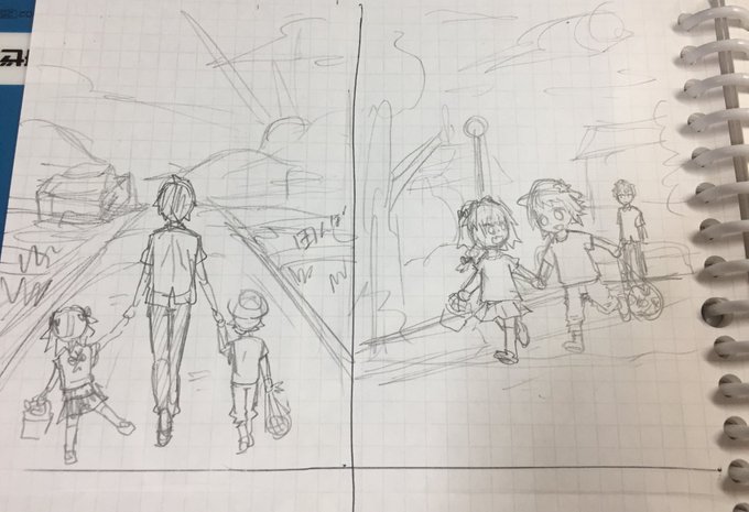 描けたら描きたい幼稚園児アス+デオ日常系ほのぼの漫画…
保護者のぐだおとお友達のロリジク

コミトレ新刊が完成の目処立ってきたら描く😭 