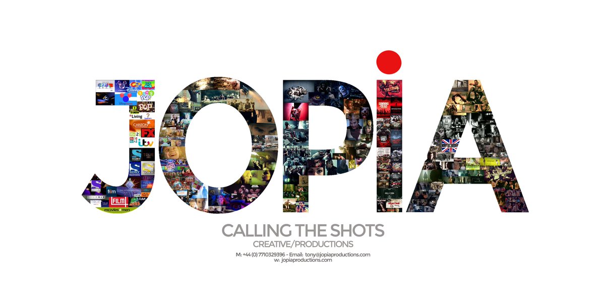 TONYJOPIA's tweet photo. Launching JOPIA Creative and Production Services. TV/Digital  Branding, Promos/Commercials/Social Media Online Creative/Movie Trailers/Full Filming Production Services We even make Movies! E: tony@jopiaproductions.com  Call 07710329396  New Website Soon https://t.co/8Yd2X3Xagl https://t.co/YKKy5avfRE