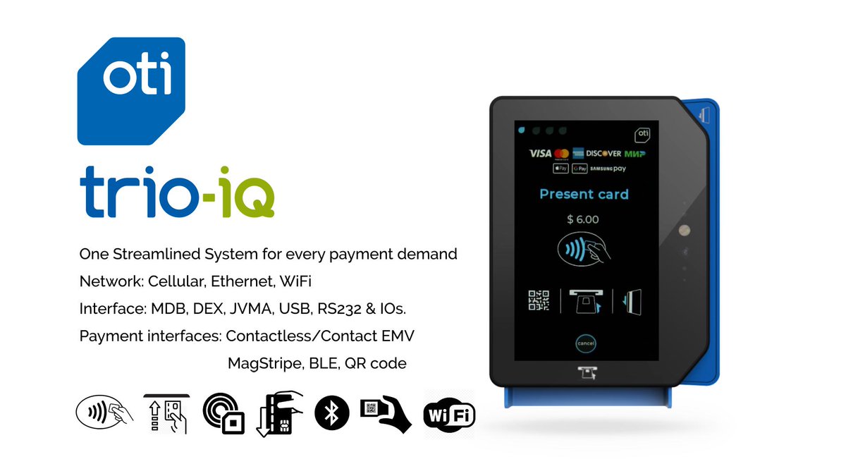 OTIGlobal's tweet photo. #OTIGlobal at #TheNamaShow Booth 1753
Drop by & experence the #benchmark #TRIOIQ #thefuture of #cashlesspayments
& all our #innovative #Cashless #PaymentSolutions
schedule a meeting: https://t.co/nUs7xhnNNX
our booth: https://t.co/0KS17WzFTt https://t.co/leQcskPxpA