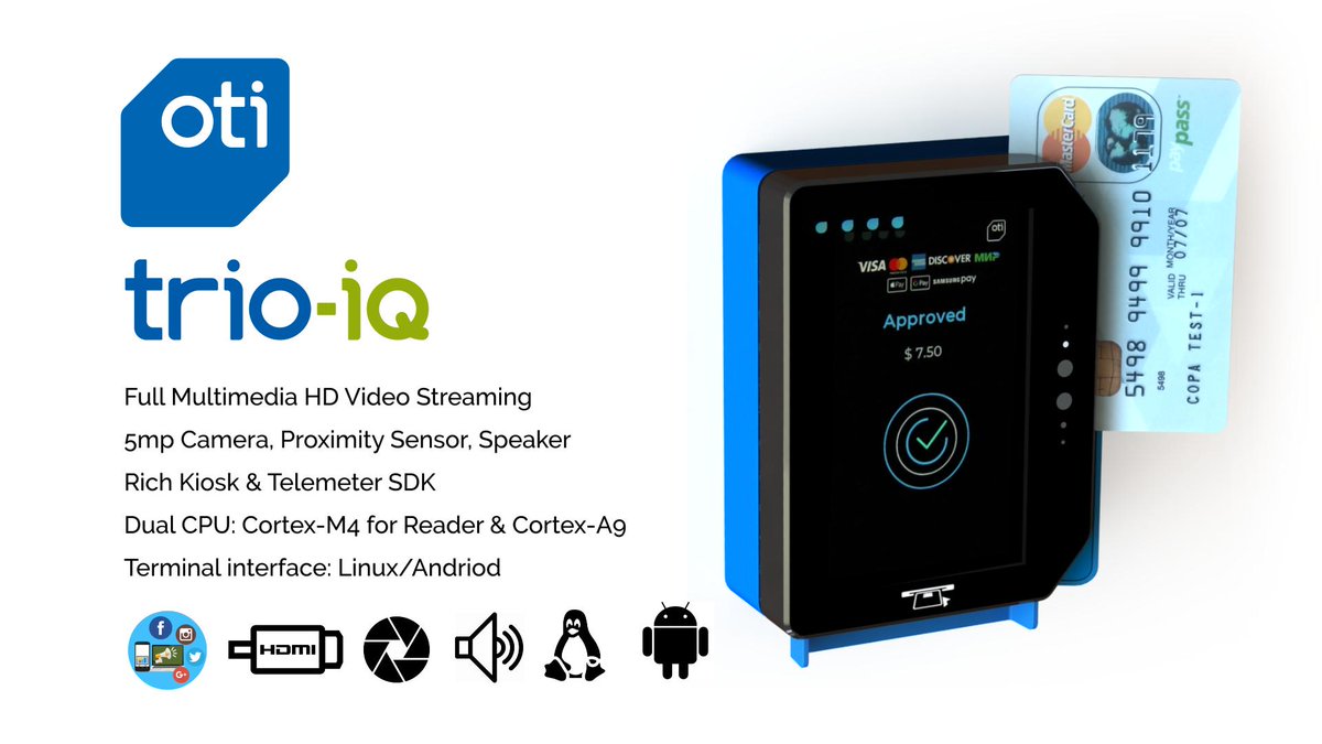 OTIGlobal's tweet photo. #OTIGlobal at #TheNamaShow Booth 1753
Drop by & experence the #benchmark #TRIOIQ #thefuture of #cashlesspayments
& all our #innovative #Cashless #PaymentSolutions
schedule a meeting: https://t.co/nUs7xhnNNX
our booth: https://t.co/0KS17WzFTt https://t.co/leQcskPxpA
