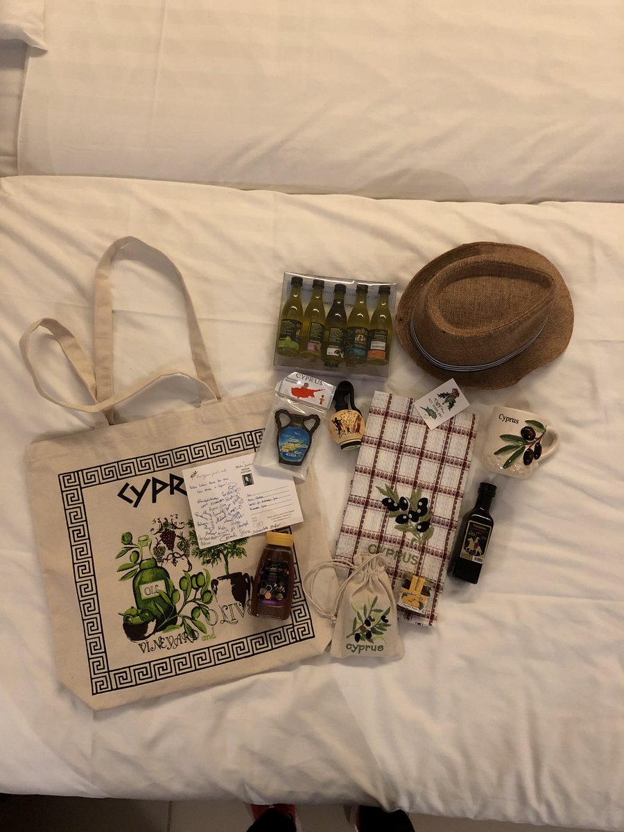 ChristidisMaria's tweet photo. #Institute for #archaeology @UniGraz #Austria, excursion to #Cyprus.
Many thanks to my students for the wonderful gifts (#comandaria wine, honey, olive oil etc. #TasteOfCyprus). It was a really surprise! But above all, great thanks for the wonderful week in #Cyprus. https://t.co/YMkDnmBtFX