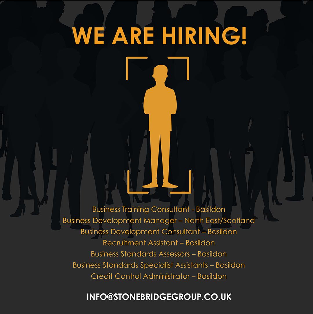Stonebridge_Grp's tweet photo. As a result of continued growth Stonebridge Group are looking for talented people that wish to develop a career in financial services. If you are interested in joining a forward thinking company send your C.V. to info@stonebridgegroup.co.uk https://t.co/XMiI6zB4yu
