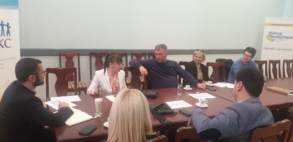 OKCBanjaLuka's tweet photo. Danas smo podijelili zadatke i počeli sa aktivnostima Lokalne dijaloške platforme Dijalog za Budućnost u Trebinju. @DijalogBiH https://t.co/3aaaKlIToU