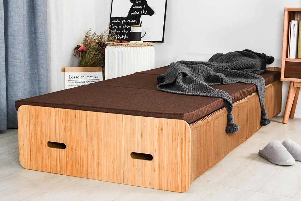 Conficio_Design's tweet photo. Sustainability is becoming increasingly important in how we design and create, so this paper folding bed is very on-topic… https://t.co/8kMPv2mXqA #IntelligentDesign #EcoDesign #SustainableDesign #ProductDesign #PaperBed https://t.co/aOLPi9Sl0c